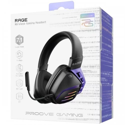 Навушники Proove Gaming Rage (WHRG00020001) Black/Purple купити в Україні | Telemart фото