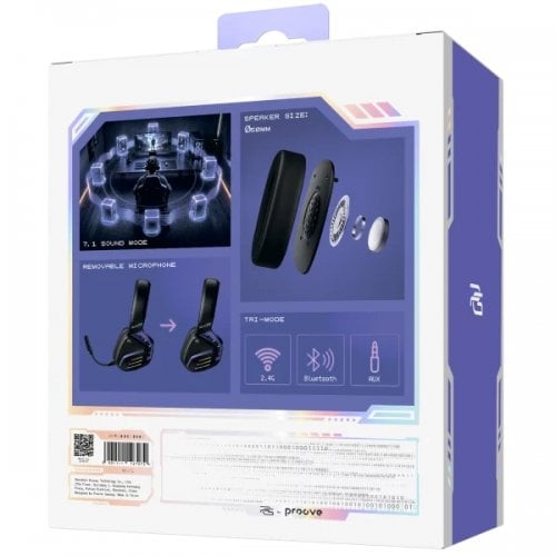 Навушники Proove Gaming Rage (WHRG00020001) Black/Purple купити в Україні | Telemart фото