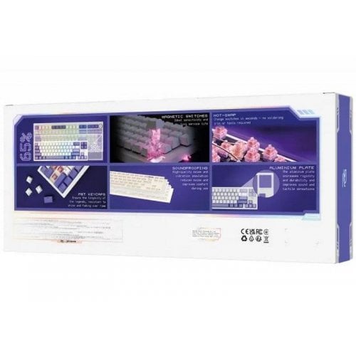 Клавиатура Proove Gaming Aress RGB KTT AquaPrime Magnetic (MKAR00022417) White/Purple купить в Украине | Telemart фото