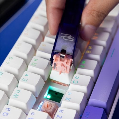 Клавиатура Proove Gaming Aress RGB KTT AquaPrime Magnetic (MKAR00022417) White/Purple купить в Украине | Telemart фото