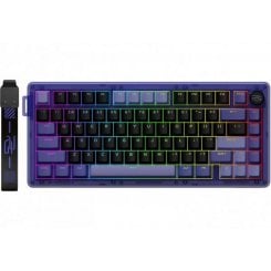 Клавиатура Proove Gaming T-Racer RGB KTT Hyacinth Pink Wireless (WKTR00022414) Black/Purple