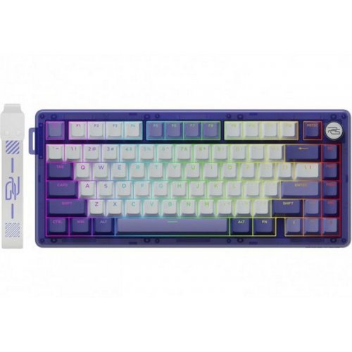 Клавиатура Proove Gaming T-Racer RGB KTT Hyacinth Pink Wireless (WKTR00022417) White/Purple купить в Украине | Telemart фото