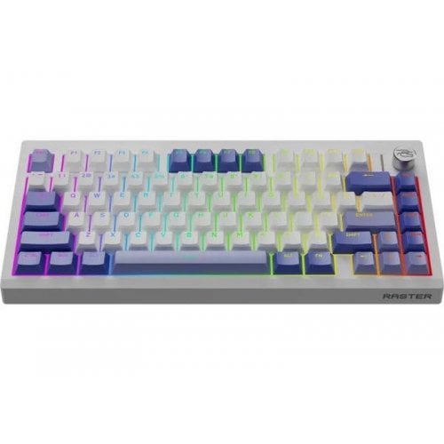 Клавиатура Proove Gaming Raster RGB Haimu Midnight Wireless (WKRS00022417) White/Purple купить в Украине | Telemart фото