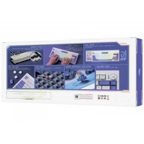 Клавиатура Proove Gaming Raster RGB Haimu Midnight Wireless (WKRS00022417) White/Purple купить в Украине | Telemart фото