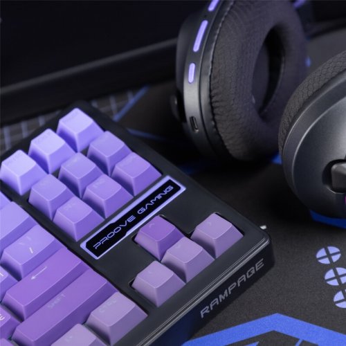 Клавиатура Proove Gaming Rampage RGB KTT Mint V2 Wireless (WKRM00022418) Black/Purple купить в Украине | Telemart фото