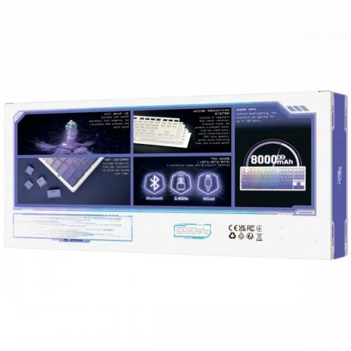 Клавиатура Proove Gaming Rampage RGB KTT Mint V2 Wireless (WKRM00022419) White/Purple купить в Украине | Telemart фото