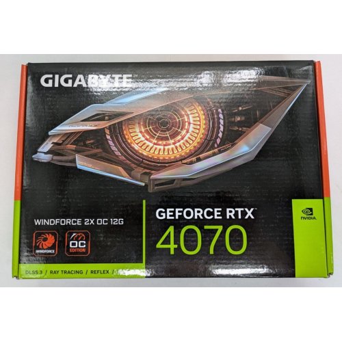 Відеокарта Gigabyte GeForce RTX 4070 WINDFORCE 2X OC 12228MB (GV-N4070WF2OC-12GD) (Відновлено продавцем, 914794) купити в Україні | Telemart фото