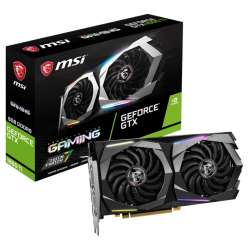 Видеокарта MSI GeForce GTX 1660 Ti Gaming 6144MB (GTX 1660 Ti GAMING 6G) (Восстановлено продавцом, 914817) купить в Украине | Telemart фото