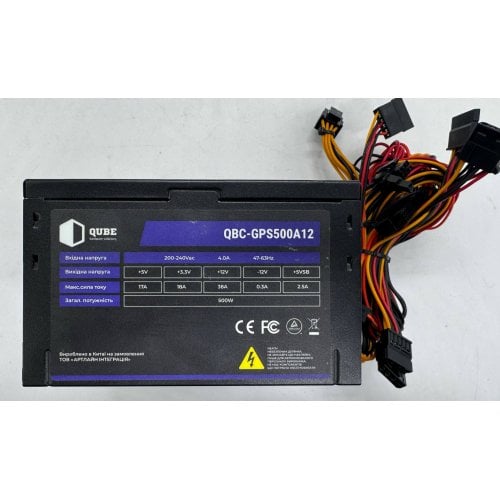 Блок живлення QUBE 500W (QBC-GPS500A12) (Відновлено продавцем, 914825) купити в Україні | Telemart фото