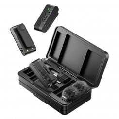Уценка микрофон Ulanzi A100 Wireless Lavalier Microphone USB Type-C (A100 A014A) Black (Вскрытая упаковка, 914828)
