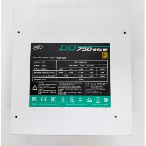Блок питания Deepcool DQ750-M-V2L 750W (DQ750-M-V2L WH) White (Восстановлено продавцом, 914831) купить в Украине | Telemart фото