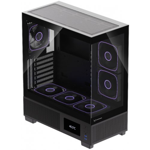 Корпус FPMAX Diamond E1 Nova без БП Black купить в Украине | Telemart фото