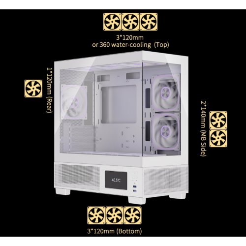 Корпус FPMAX Diamond E1 Nova без БП Black купить в Украине | Telemart фото