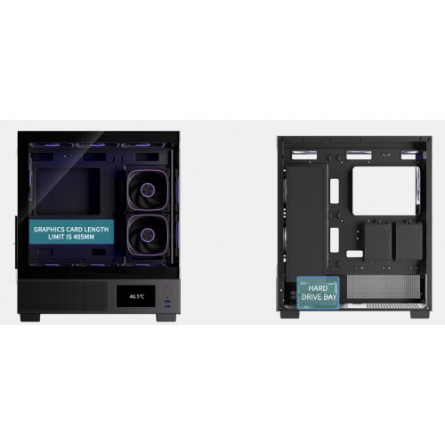 Корпус FPMAX Diamond E1 Nova без БП Black купить в Украине | Telemart фото