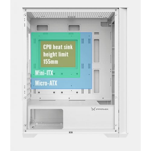 Корпус FPMAX Airpower G5 H712 без БЖ White купити в Україні | Telemart фото