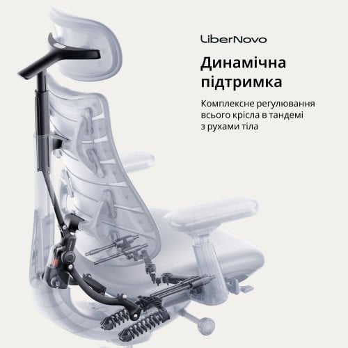 Ергономічне крісло LiberNovo Omni SE (CP-GW-1000075-00-03) Obsidian купити в Україні | Telemart фото