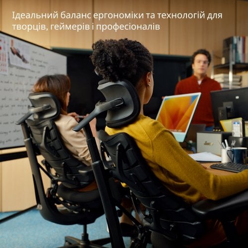 Ергономічне крісло LiberNovo Omni SE (CP-GW-1000075-00-03) Obsidian купити в Україні | Telemart фото