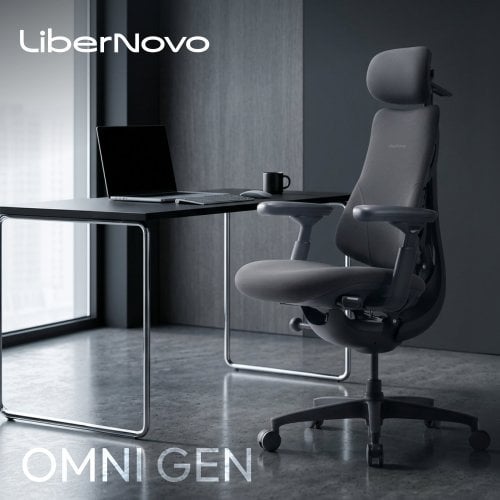 Ергономічне крісло LiberNovo Omni Gen (CP-GW-1000088-00-05) Graphite купити в Україні | Telemart фото