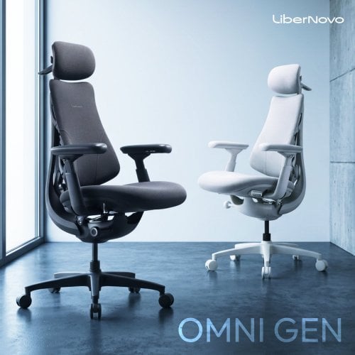 Ергономічне крісло LiberNovo Omni Gen (CP-GW-1000088-00-05) Graphite купити в Україні | Telemart фото