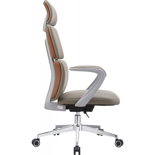 Крісло офісне OfficePro Delicate OC690 PVC Beige купити в Україні | Telemart фото