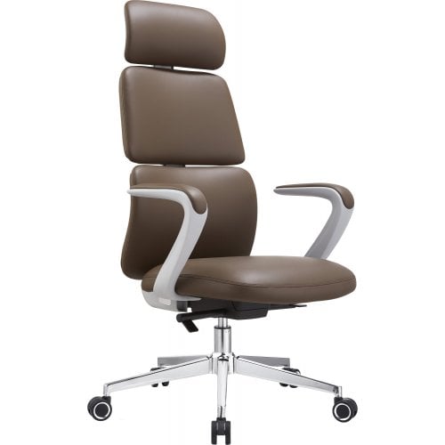 Крісло офісне OfficePro Delicate OC690 PVC Brown купити в Україні | Telemart фото