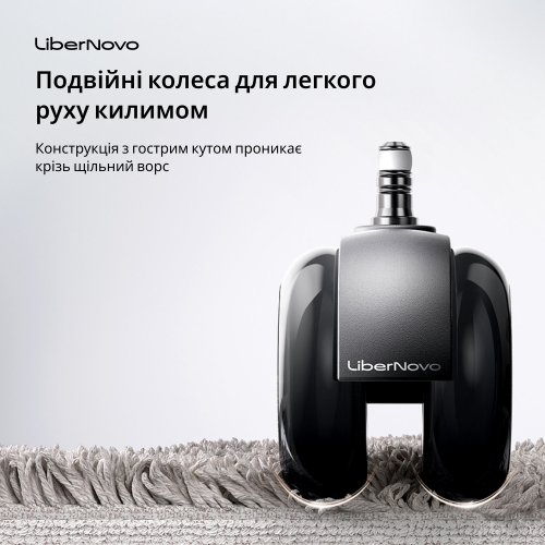 Комплект двойных резиновых колес для кресел LiberNovo Set Of Dual Rubber Casters For Chairs (CP-GN-0000080-00-04) Glacier купить в Украине | Telemart фото