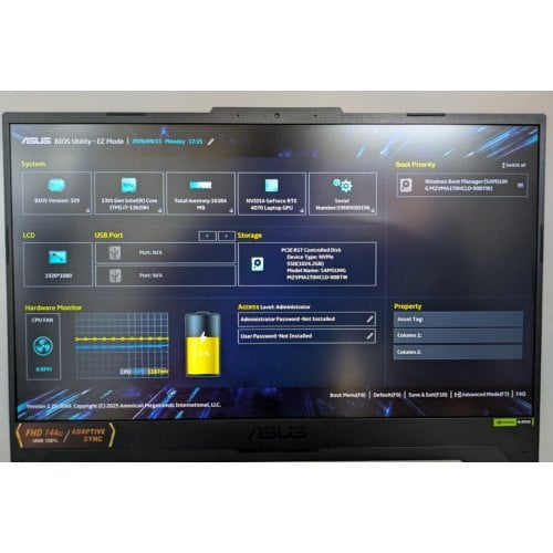 Ноутбук Asus TUF Gaming F15 FX507VI (FX507VI-F15.I74070) Black (Відновлено продавцем, 914886) купити в Україні | Telemart фото