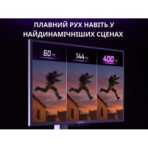 Монітор Lorgar 24.5" Pro 25LP1 (LRG-25LA1F400-WH) White/Purple купити в Україні | Telemart фото