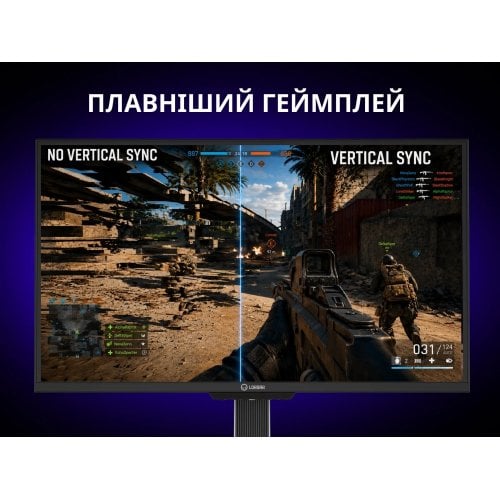 Монітор Lorgar 24.5" Pro 25LP1 (LRG-25LA1F400-WH) White/Purple купити в Україні | Telemart фото