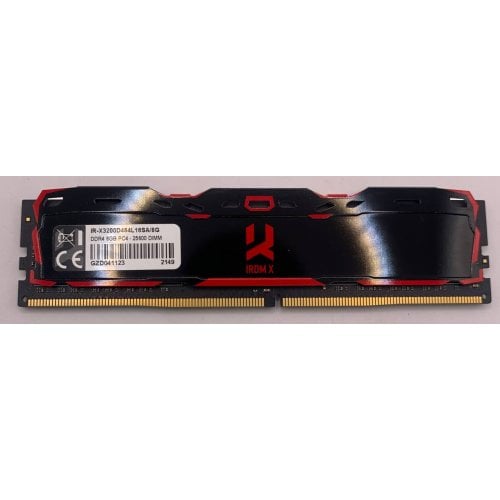 Озп GoodRAM DDR4 8GB 3200Mhz IRDM X Black (IR-X3200D464L16SA/8G) (Відновлено продавцем, 915037) купити в Україні | Telemart фото