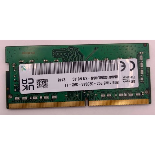 Озп Hynix SODIMM DDR4 8GB 3200Mhz (HMA81GS6DJR8N-XN) (Відновлено продавцем, 915040) купити в Україні | Telemart фото
