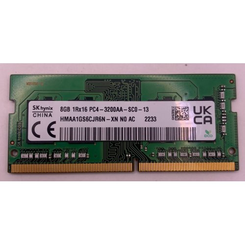 Озу Hynix SODIMM DDR4 8GB 3200Mhz (HMAA1GS6CJR6N-XN) (Восстановлено продавцом, 915077) купить в Украине | Telemart фото