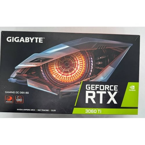 Видеокарта Gigabyte GeForce RTX 3060 Ti Gaming OC D6X 8192MB (GV-N306TXGAMING OC-8GD) (Восстановлено продавцом, 915080) купить в Украине | Telemart фото