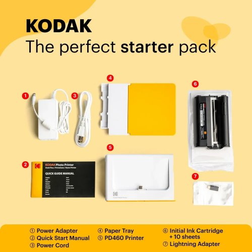 Фотопринтер Kodak Instant Dock (PD460) Yellow купить в Украине | Telemart фото