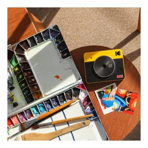 Фотокамера мгновенной печати Kodak Mini Shot 3 Retro (C300R) Yellow купить в Украине | Telemart фото