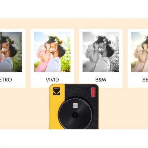 Фотокамера мгновенной печати Kodak Mini Shot 3 Retro (C300R) Yellow купить в Украине | Telemart фото