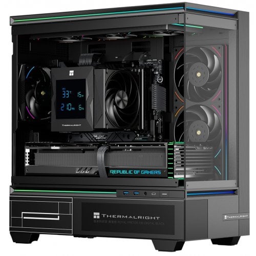 Кулер Thermalright Royal Pretor 130 Digital Black купить в Украине | Telemart фото