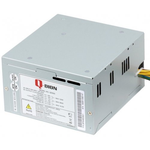 Блок питания FSP Qdion 500W (QD500) (Восстановлено продавцом, 915143) купить в Украине | Telemart фото