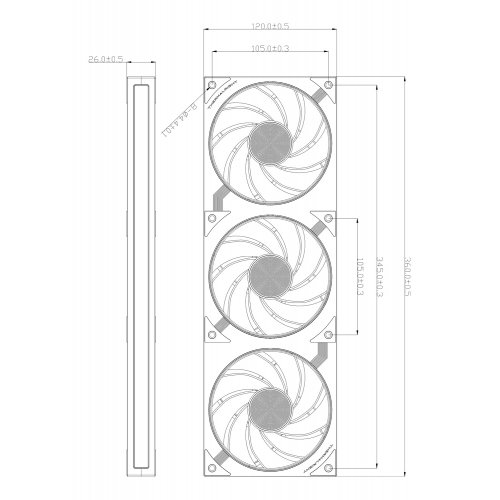 Кулер для корпусу Thermalright TL-UC36R Black купити в Україні | Telemart фото