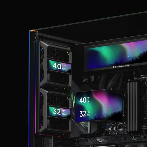 Рамка для вентилятора Thermalright Fan Frame Vision-1 Black купити в Україні | Telemart фото