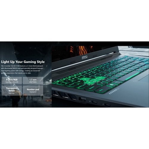 Ноутбук MSI Crosshair 16 HX E14WFK-068XUA (9S7-265343-068) Core Black купити в Україні | Telemart фото