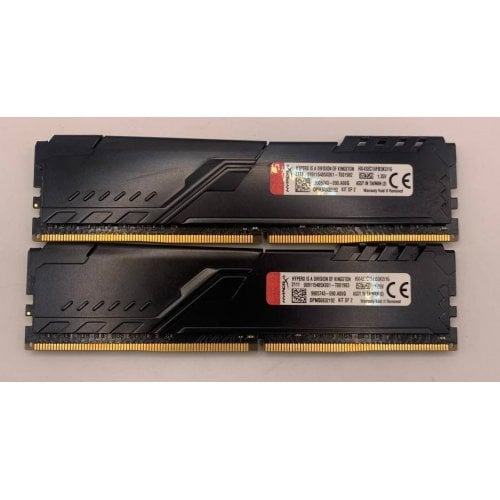 Озп HyperX DDR4 16GB (2x8GB) 3200Mhz Fury Black (HX432C16FB3K2/16) (Відновлено продавцем, 915262) купити в Україні | Telemart фото