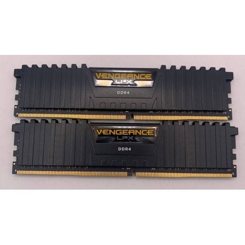 Озп Corsair DDR4 32GB (2x16GB) 3600Mhz Vengeance LPX Black (CMK32GX4M2D3600C18) (Відновлено продавцем, 915268) купити в Україні | Telemart фото