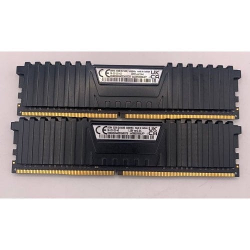 Озп Corsair DDR4 32GB (2x16GB) 3600Mhz Vengeance LPX Black (CMK32GX4M2D3600C18) (Відновлено продавцем, 915268) купити в Україні | Telemart фото