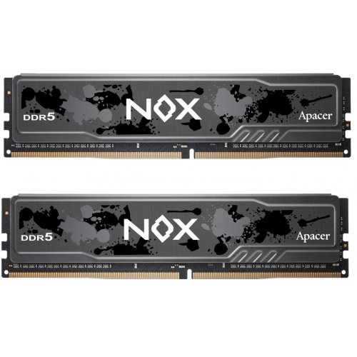 ОЗУ Apacer DDR5 32GB (2x16GB) 5200Mhz NOX Black (AH5U32G52C522MBAA-2) купить в Украине | Telemart фото