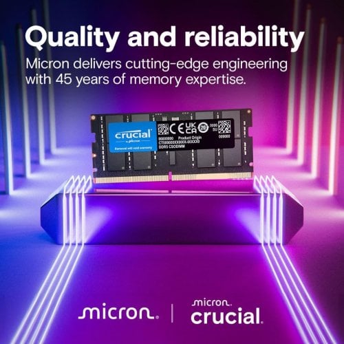 ОЗП Crucial CSODIMM DDR5 32GB 6400Mhz (CT32G64C52CS5) купити в Україні | Telemart фото