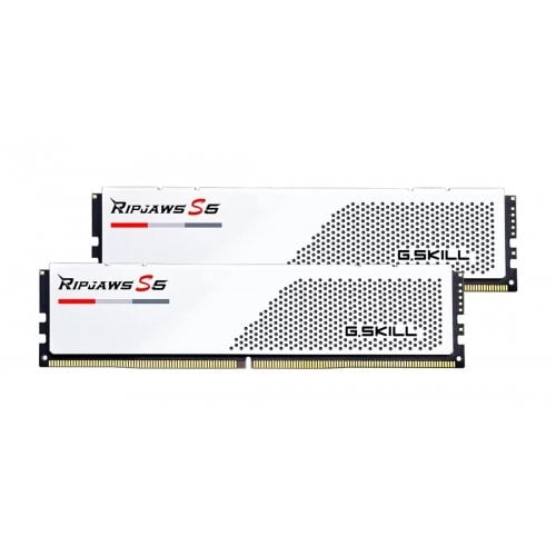 ОЗУ G.Skill DDR5 64GB (2x32GB) 5600Mhz Ripjaws S5 White (F5-5600J4645A32GX2-RS5W) купить в Украине | Telemart фото