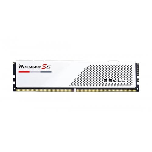 ОЗУ G.Skill DDR5 64GB (2x32GB) 5600Mhz Ripjaws S5 White (F5-5600J4645A32GX2-RS5W) купить в Украине | Telemart фото