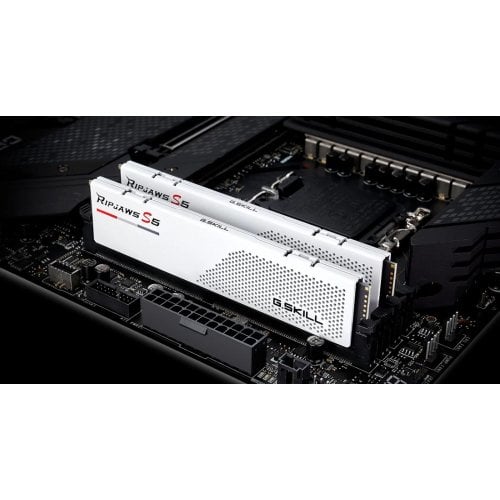 ОЗУ G.Skill DDR5 64GB (2x32GB) 5600Mhz Ripjaws S5 White (F5-5600J4645A32GX2-RS5W) купить в Украине | Telemart фото