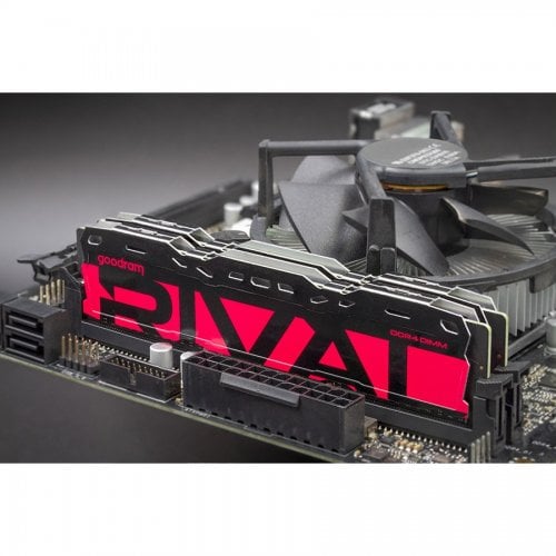 ОЗП GoodRAM DDR4 32GB (2x16GB) 3200Mhz Rival Radiant Red (GGRRD4-32L16A/32GDC) купити в Україні | Telemart фото